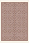 Tappeto lavabile Mesa Stitch Blush, forma rettangolare, vista dall'alto