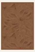 Alfombra lavable Blossom Drift Cinnamon, forma rectangular, vista superior