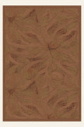 Tapis lavable Blossom Drift Cinnamon, forme rectangulaire, vu de dessus