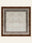 Desert Frame washable rug, square shape, top view
