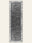 Stonewash washable rug, runner shape, top view
