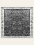 Tapis lavable Stonewash, forme carrée, vu de dessus