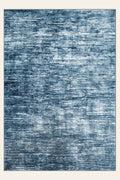 Wasbaar vloerkleed Aegean Wash Navy, rechthoekige vorm, bovenaanzicht