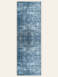 Waschbarer Läufer Aegean Wash Navy, Draufsicht