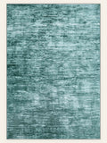 Aegean Wash Turquoise washable rug, rectangle shape, top view