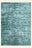 Aegean Wash Turquoise washable rug, rectangle shape, top view