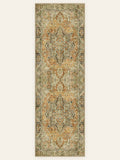 Ember Medallion washable rug, runner shape, top view