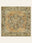 Ember Medallion washable rug, square shape, top view
