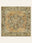 Ember Medallion washable rug, square shape, top view
