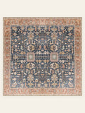 Waschbarer Teppich Midnight Caravan, quadratische Form, Draufsicht