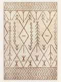 Atlas Whisper washable rug, rectangle shape, top view