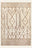 Tapis lavable Atlas Whisper, forme rectangulaire, vu de dessus