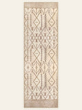 Atlas Whisper washable rug, runner shape, top view