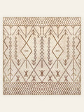 Alfombra lavable Atlas Whisper, forma cuadrada, vista superior