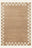 Tapis lavable Sahara Check, forme rectangulaire, vu de dessus