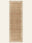 Sahara Check washable rug, runner shape, top view