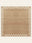 Sahara Check washable rug, square shape, top view
