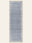 Harbor Check washable rug, runner shape, top view