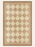 Harlequin Sand washable rug, rectangle shape, top view