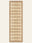 Harlequin Sand washable rug, runner shape, top view