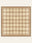 Harlequin Sand washable rug, square shape, top view