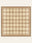 Harlequin Sand washable rug, square shape, top view