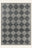 Tapis lavable Harlequin Slate, forme rectangulaire, vu de dessus
