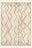 Zigzag Nomad washable rug, rectangle shape, top view