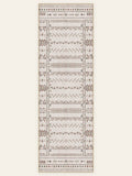 Suzani Bloom washable rug, runner shape, top view