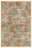 Mosaic Garden washable rug, rectangle shape, top view