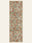 Mosaic Garden washable rug, runner shape, top view