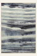 Storm Horizon washable rug, rectangle shape, top view