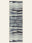 Storm Horizon washable rug, runner shape, top view