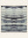 Storm Horizon washable rug, square shape, top view
