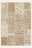 Tapis lavable Patchwork Fade, forme rectangulaire, vu de dessus