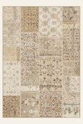 Waschbarer Teppich Patchwork Fade, rechteckige Form, Draufsicht