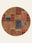 Patchwork Bazaar washable rug, round shape, top view