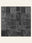 Patchwork Noir washable rug, square shape, top view