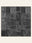 Patchwork Noir washable rug, square shape, top view
