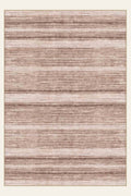 Alfombra lavable Rosewood Stripe, forma rectangular, vista superior