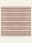 Rosewood Stripe washable rug, square shape, top view