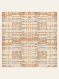 Alfombra lavable Sandstone Weave, forma cuadrada, vista superior