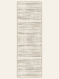Linen Lines washable rug, runner shape, top view
