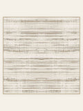 Alfombra lavable Linen Lines, forma cuadrada, vista superior