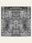 Graphite Wash washable rug, square shape, top view