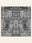 Graphite Wash washable rug, square shape, top view