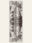 Umber Storm washable rug, runner shape, top view