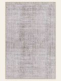Lilac Weave washable rug, rectangle shape, top view