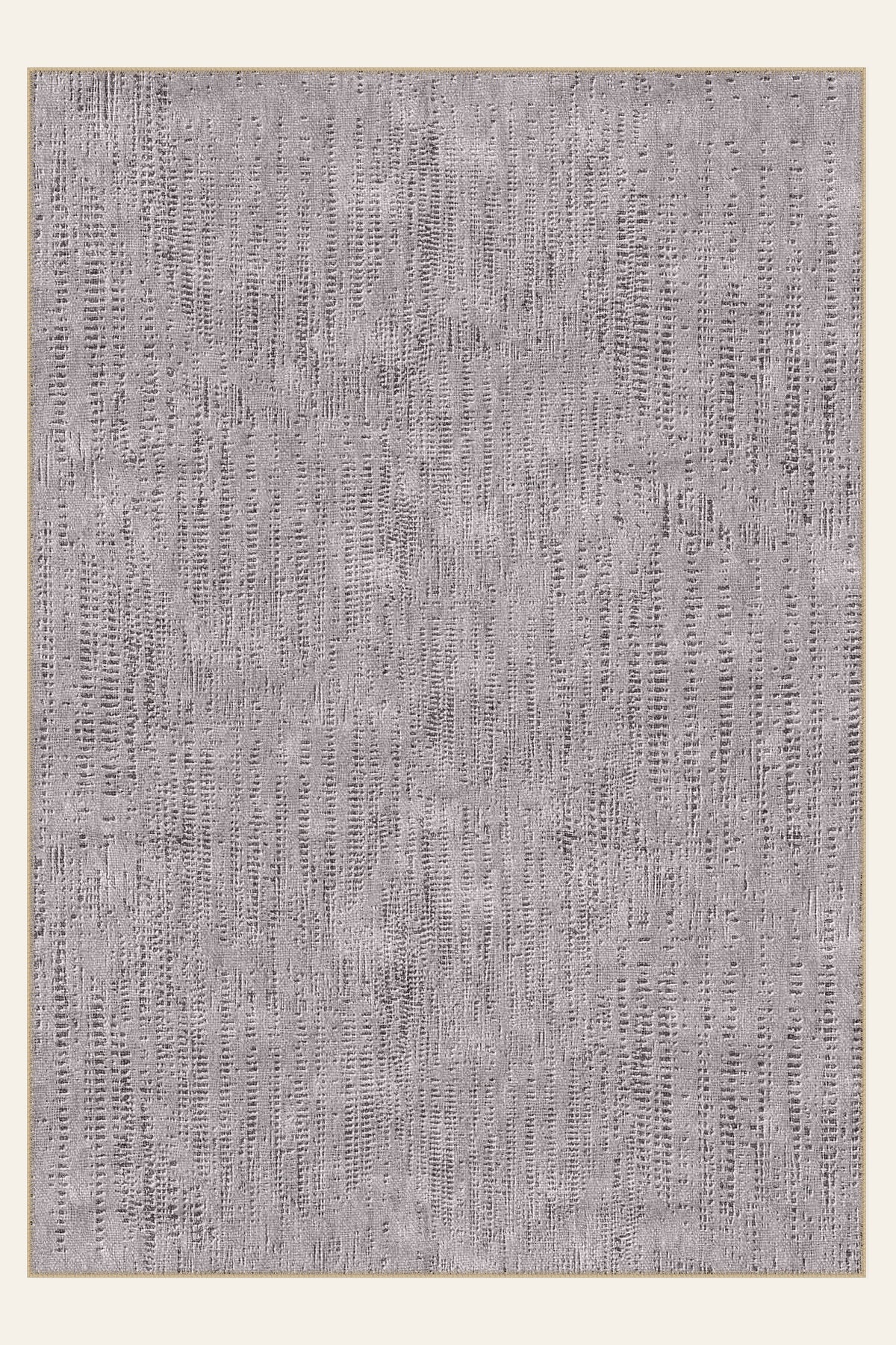 Mauve Mist washable rug, rectangle shape, top view