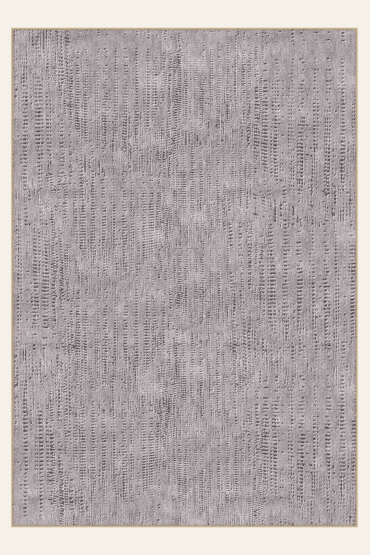 Mauve Mist washable rug, rectangle shape, top view